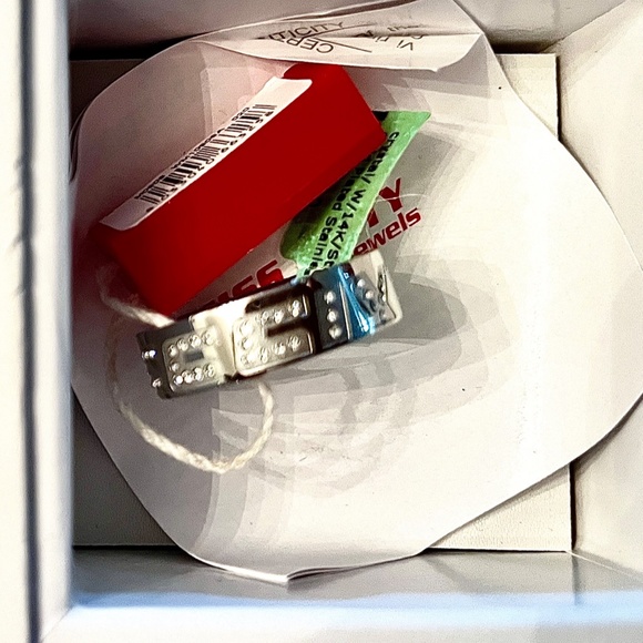 NWT Miss Sixty Crystal and Stainless Steel Ring 9 - Picture 4 of 6